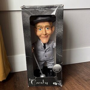 Gemmy Pop Animated Singing Bing Crosby Figure Doll - Gray Suit